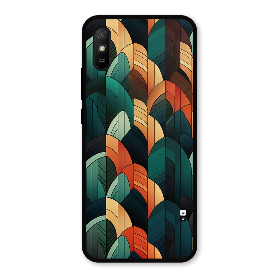 Abstract Seamless Pattern Metal Back Case for Redmi 9a