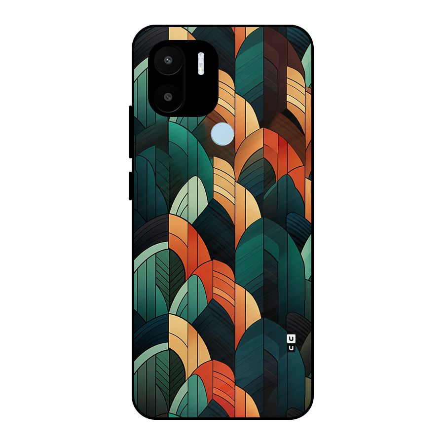 Abstract Seamless Pattern Metal Back Case for Redmi A2 Plus