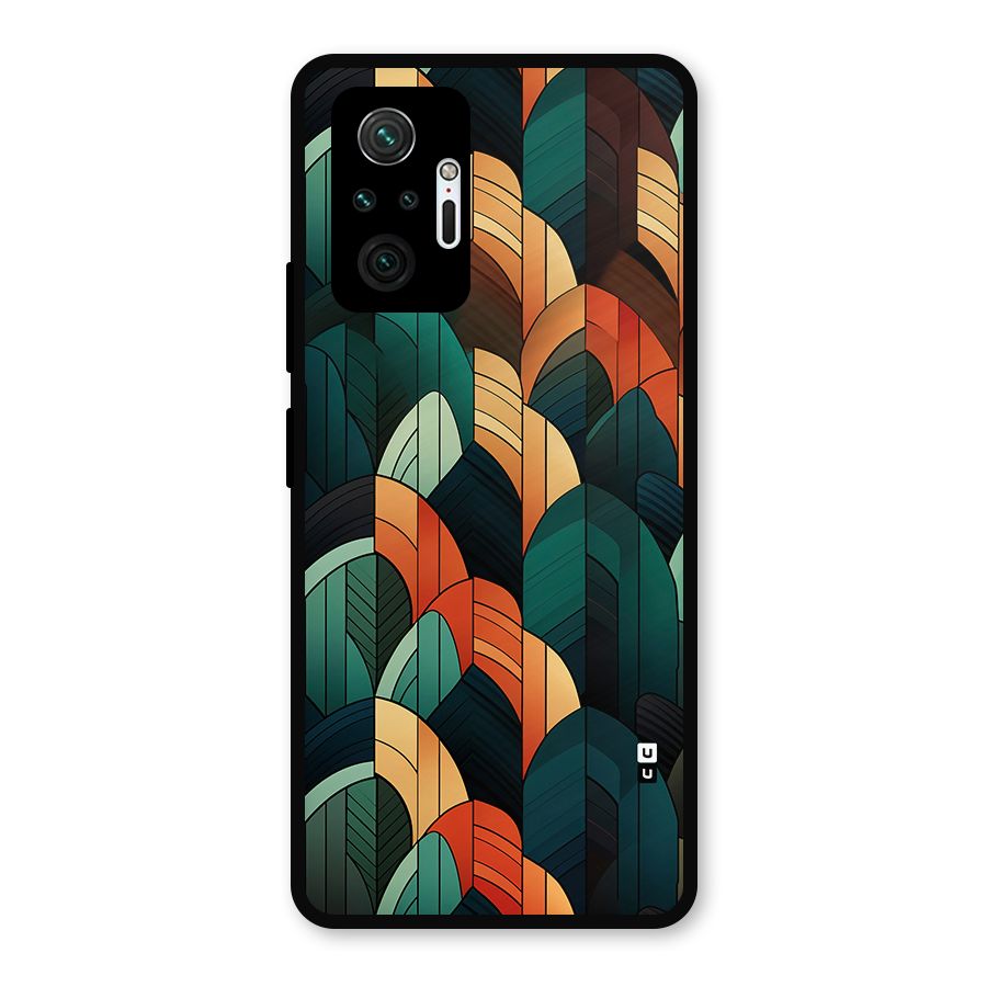 Abstract Seamless Pattern Metal Back Case for Redmi Note 10 Pro