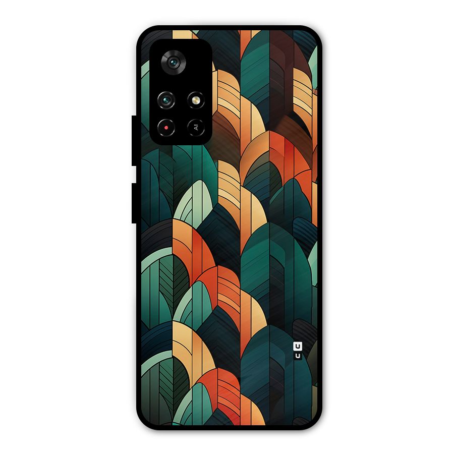 Abstract Seamless Pattern Metal Back Case for Redmi Note 11T 5G