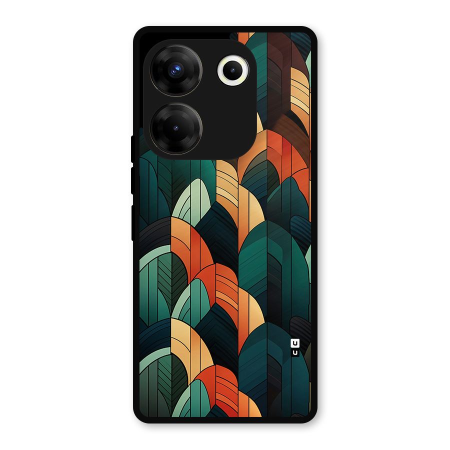 Abstract Seamless Pattern Metal Back Case for Tecno Camon 20 Pro