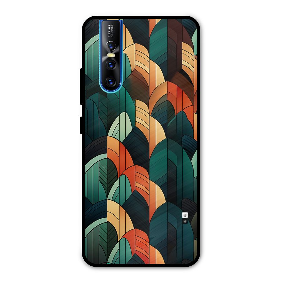 Abstract Seamless Pattern Metal Back Case for Vivo V15 Pro