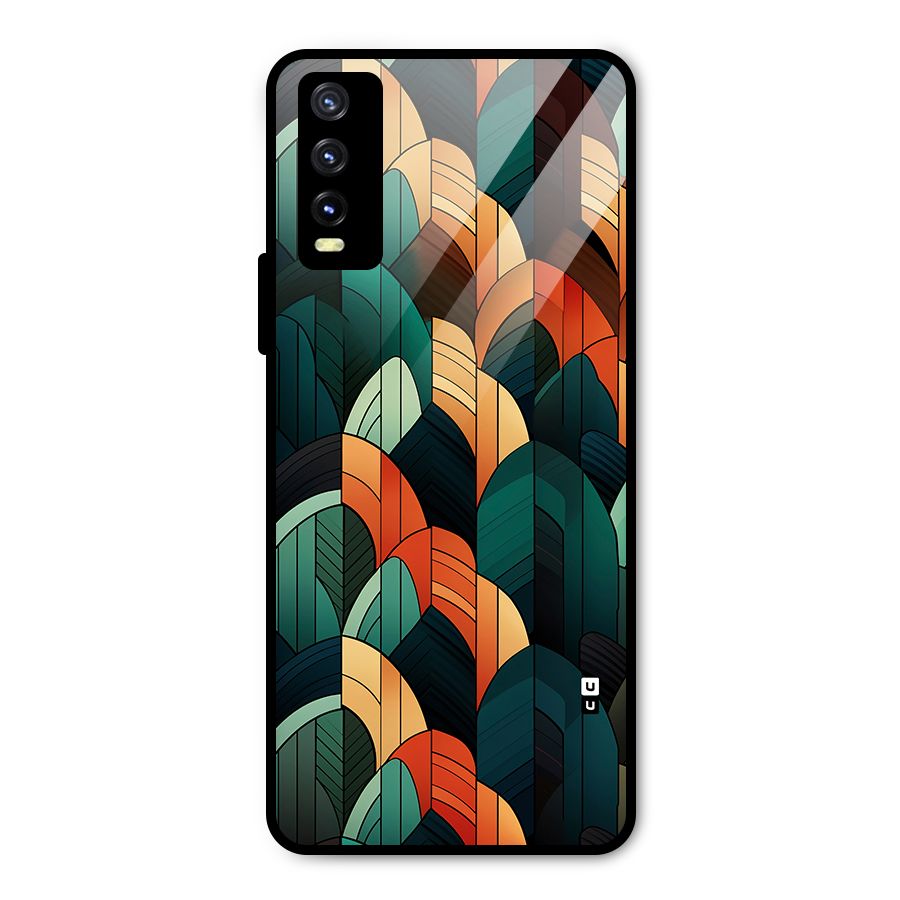 Abstract Seamless Pattern Metal Back Case for Vivo Y20