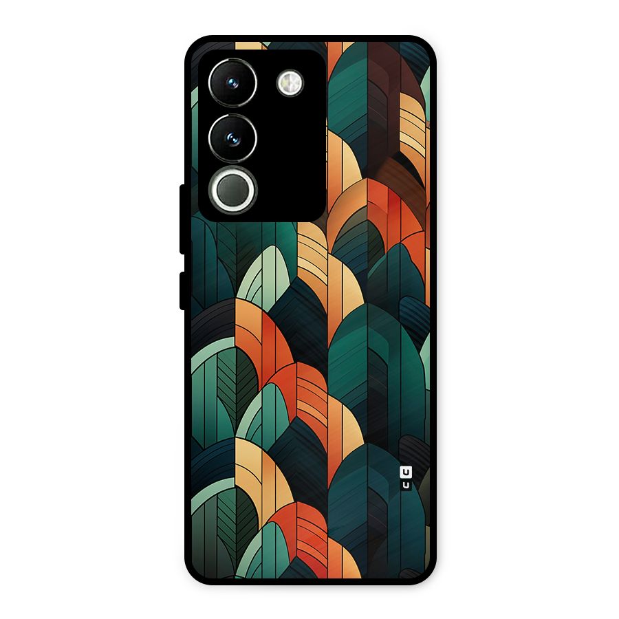 Abstract Seamless Pattern Metal Back Case for Vivo Y200