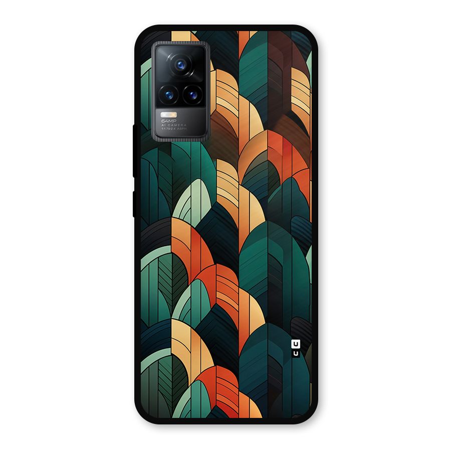 Abstract Seamless Pattern Metal Back Case for Vivo Y73