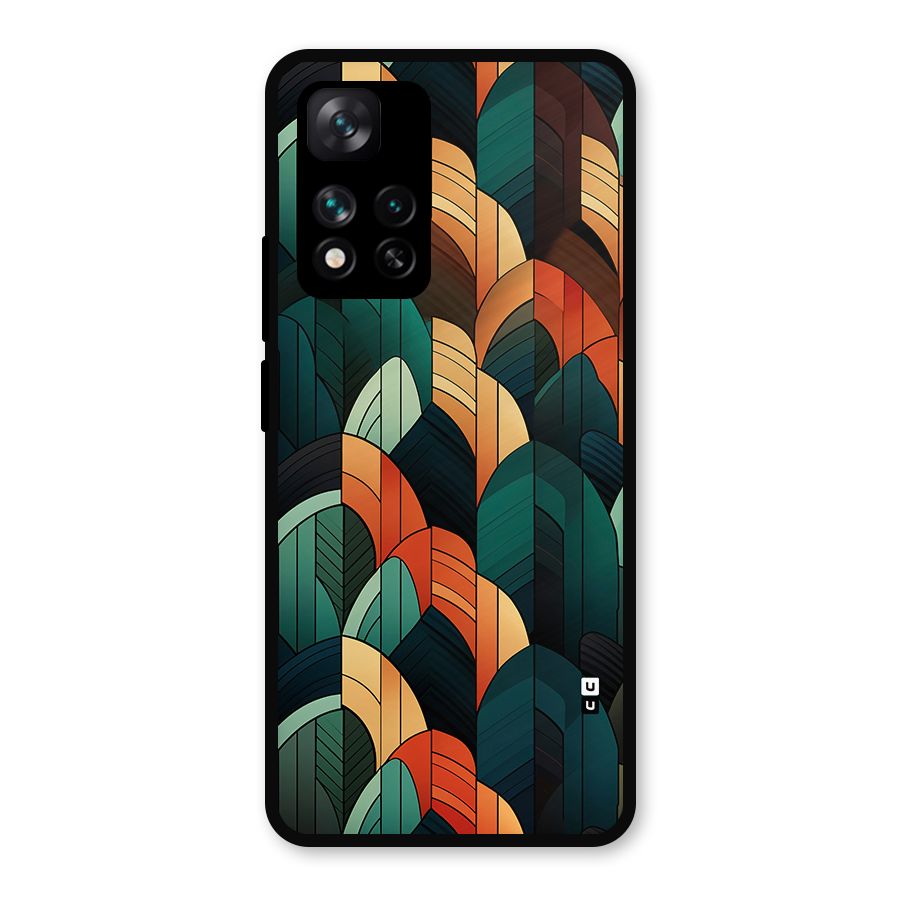 Abstract Seamless Pattern Metal Back Case for Xiaomi 11i Hypercharge 5G