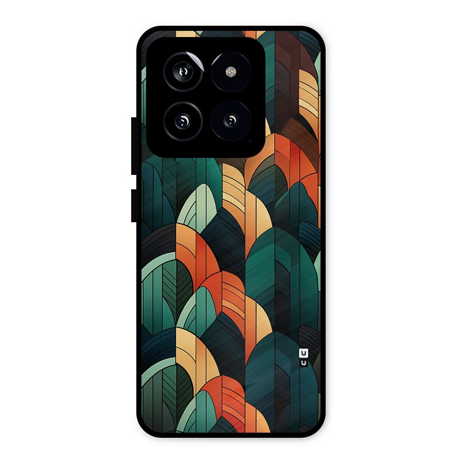 Abstract Seamless Pattern Metal Back Case for Xiaomi 14
