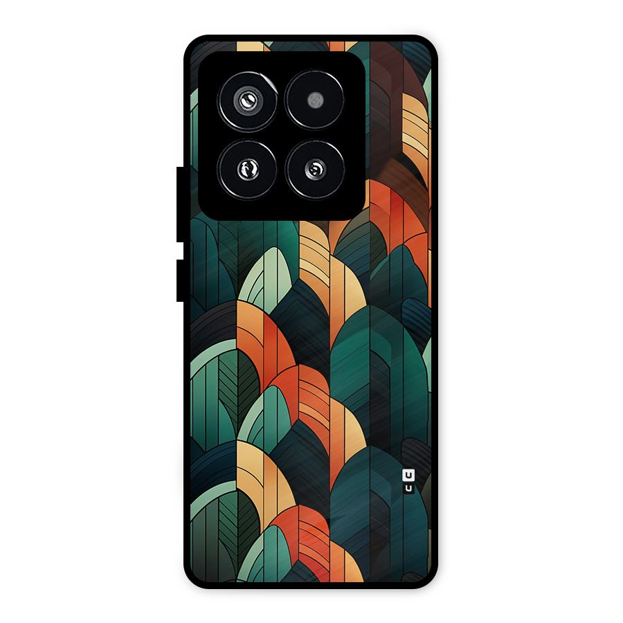 Abstract Seamless Pattern Metal Back Case for Xiaomi 14 Pro