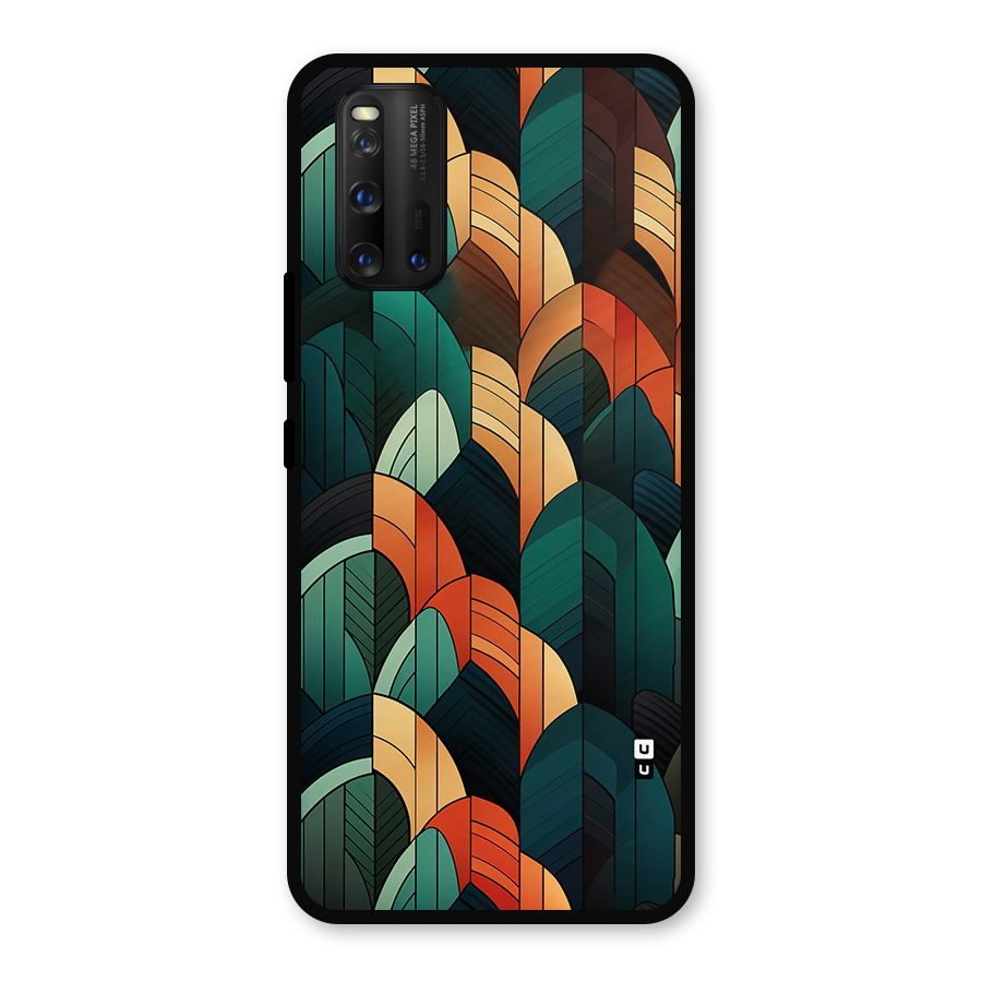 Abstract Seamless Pattern Metal Back Case for iQOO 3