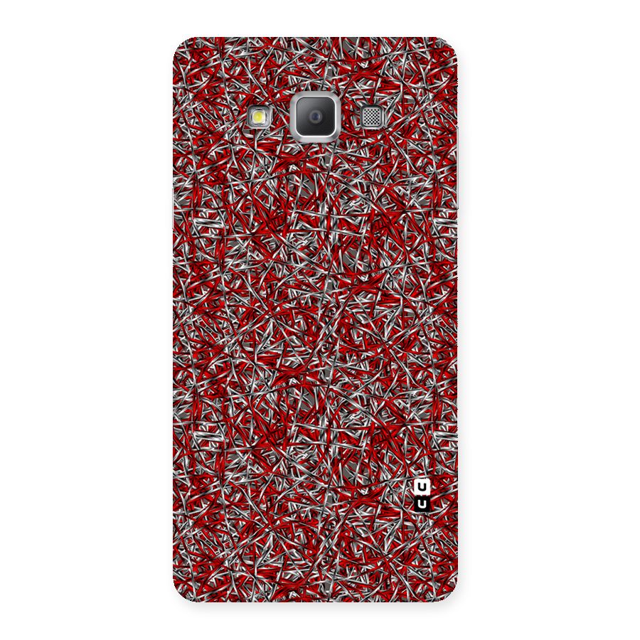 Abstract Threads Back Case for Galaxy A7