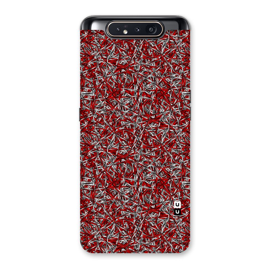 Abstract Threads Back Case for Galaxy A80
