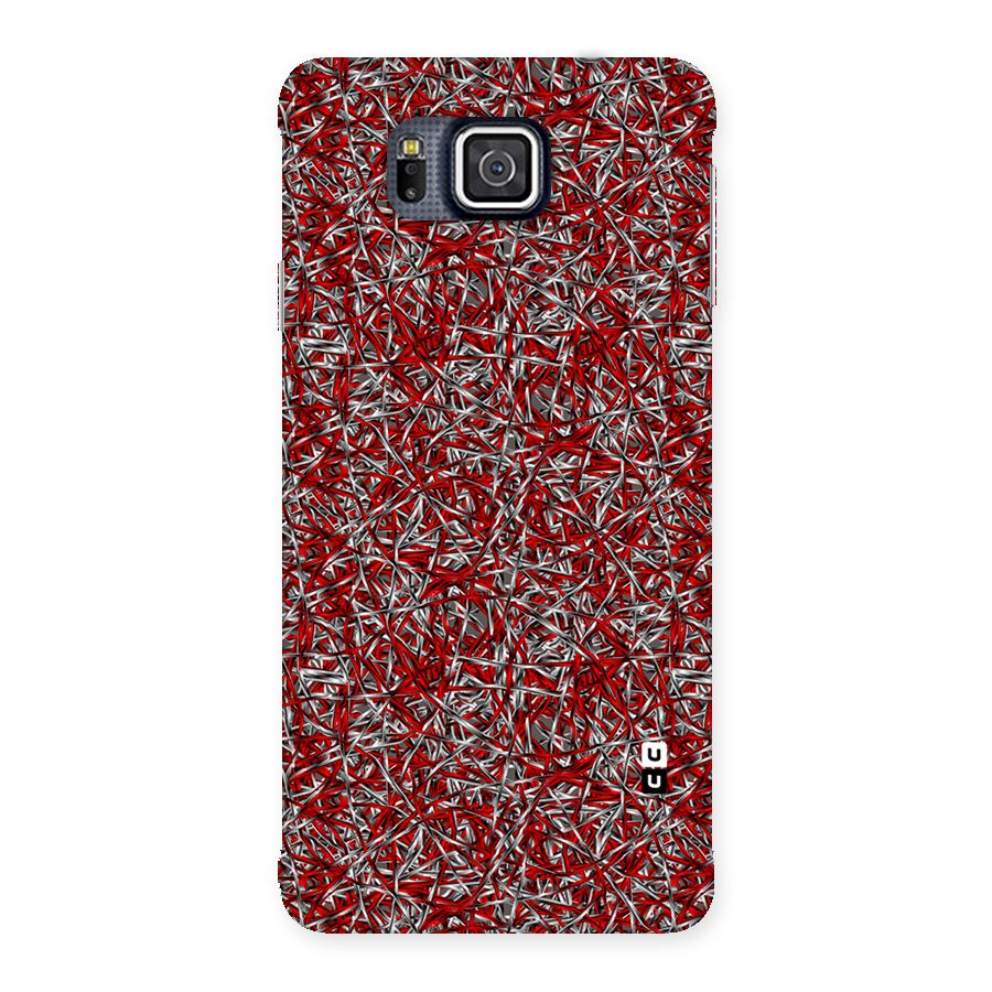 Abstract Threads Back Case for Galaxy Alpha