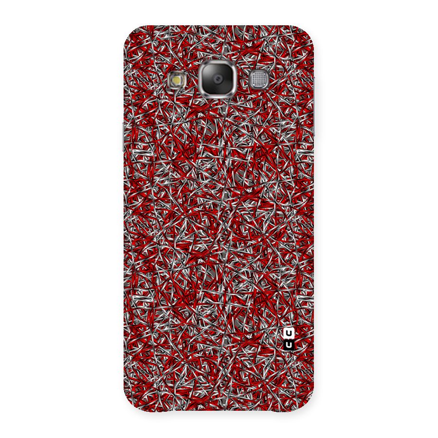 Abstract Threads Back Case for Galaxy E7
