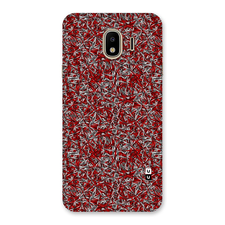 Abstract Threads Back Case for Galaxy J4