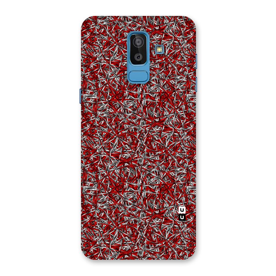 Abstract Threads Back Case for Galaxy J8