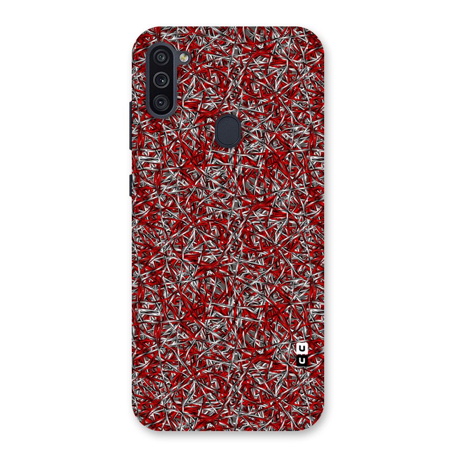 Abstract Threads Back Case for Galaxy M11