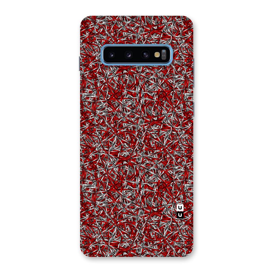Abstract Threads Back Case for Galaxy S10 Plus