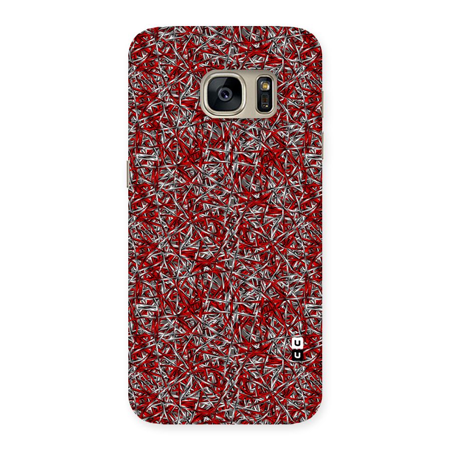 Abstract Threads Back Case for Galaxy S7