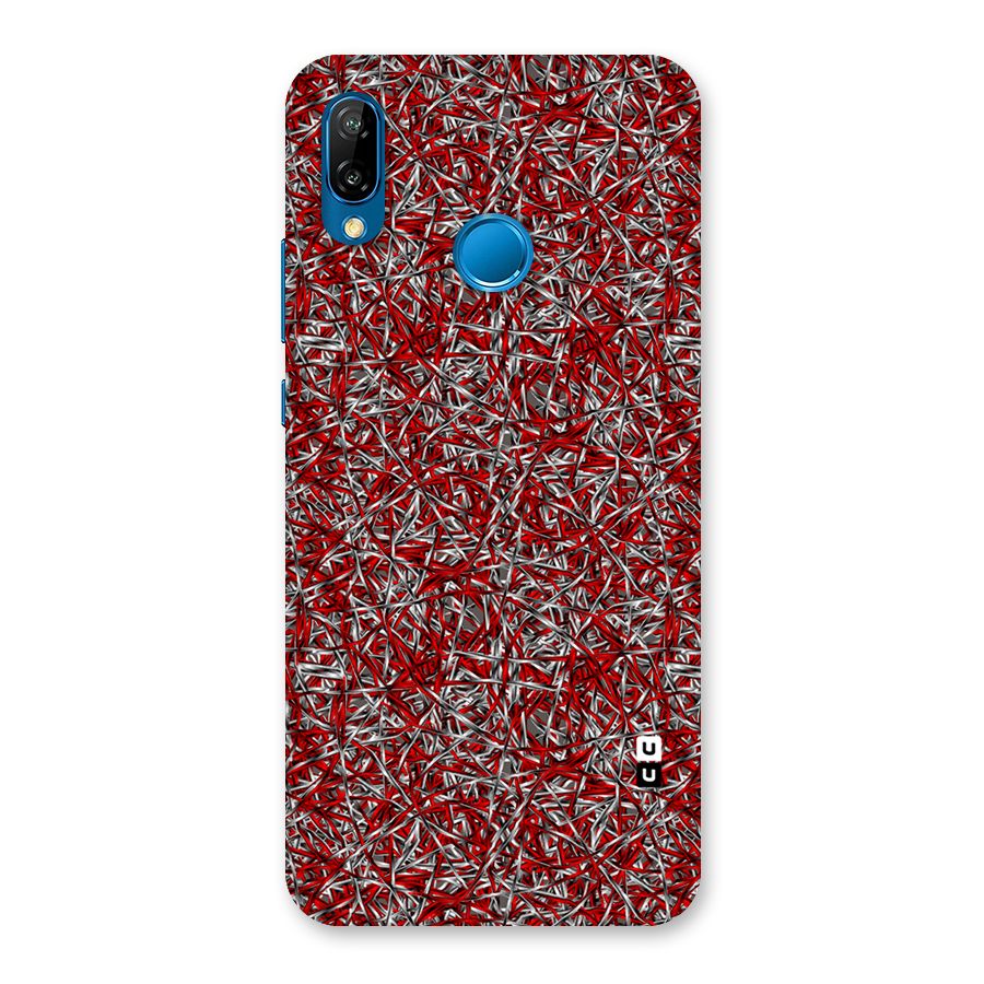 Abstract Threads Back Case for Huawei P20 Lite