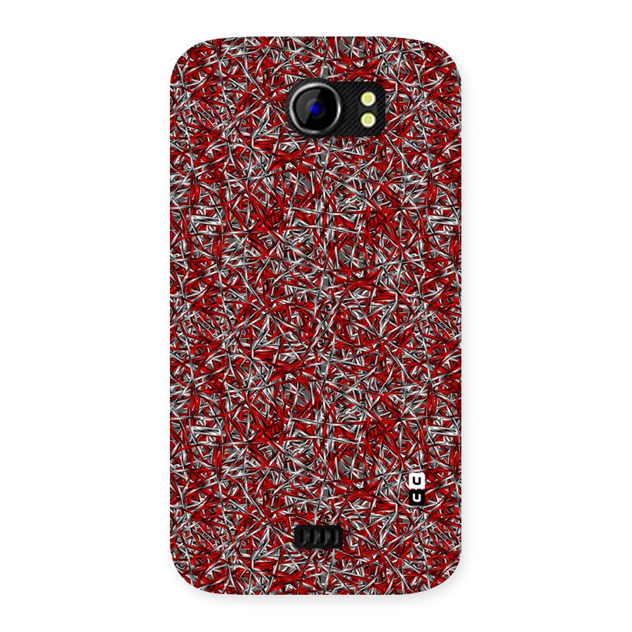 Abstract Threads Back Case for Micromax Canvas 2 A110