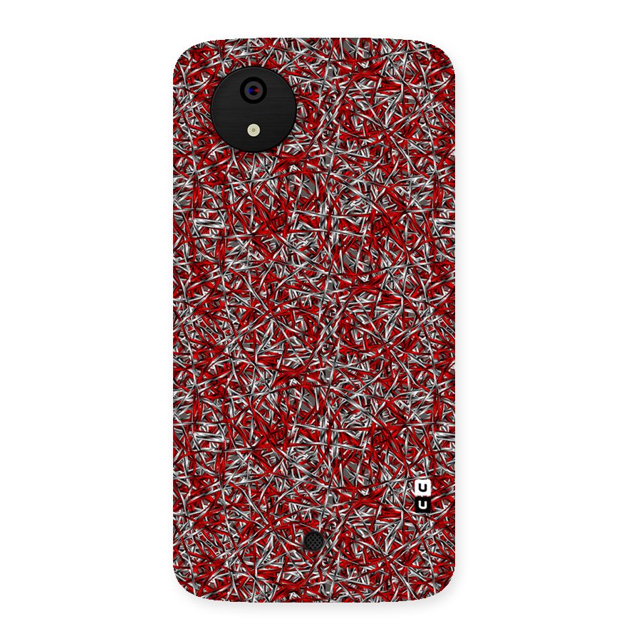 Abstract Threads Back Case for Micromax Canvas A1