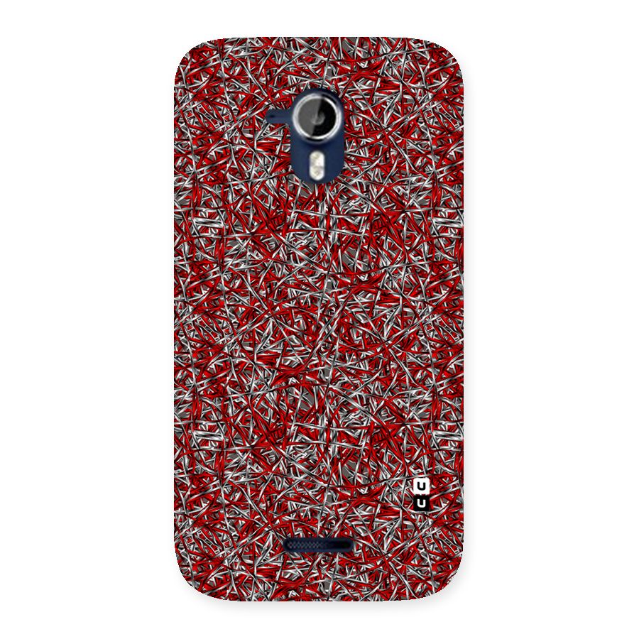 Abstract Threads Back Case for Micromax Canvas Magnus A117