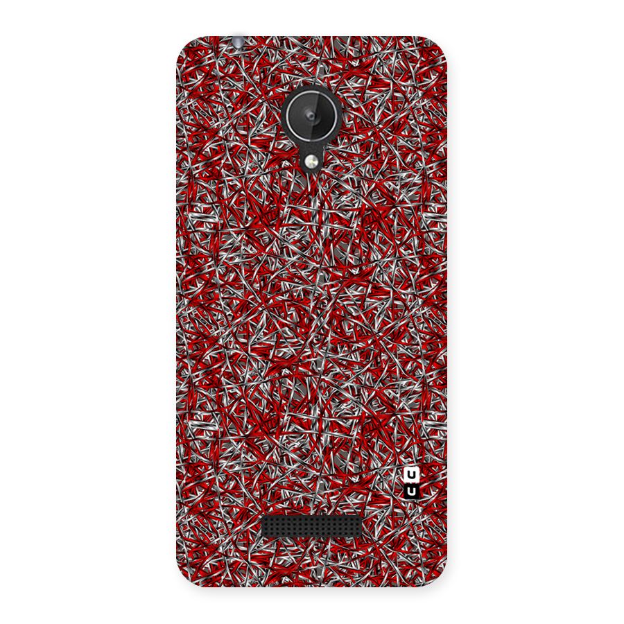 Abstract Threads Back Case for Micromax Canvas Spark Q380
