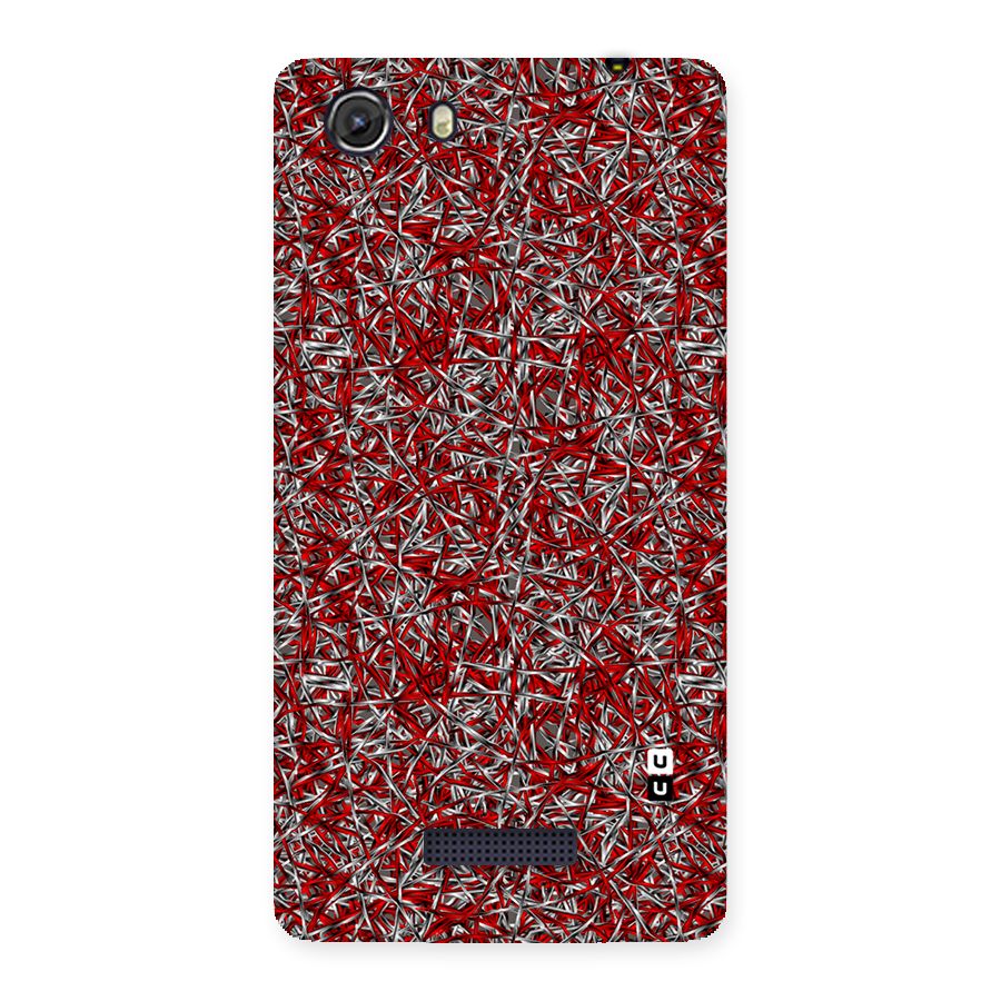 Abstract Threads Back Case for Micromax Unite 3