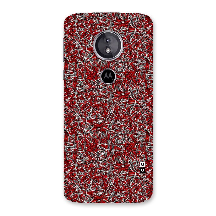 Abstract Threads Back Case for Moto E5