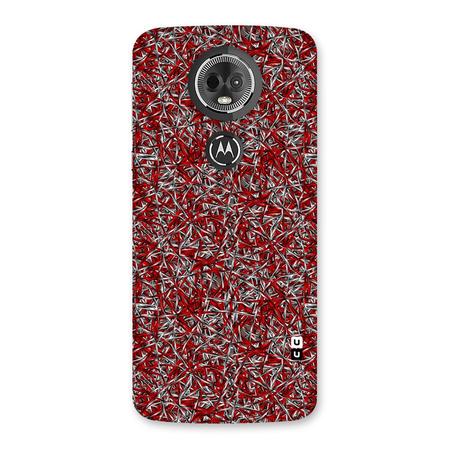 Abstract Threads Back Case for Moto E5 Plus