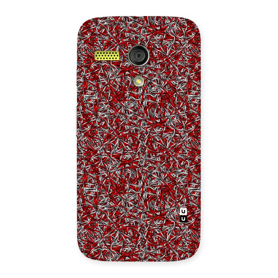 Abstract Threads Back Case for Moto G