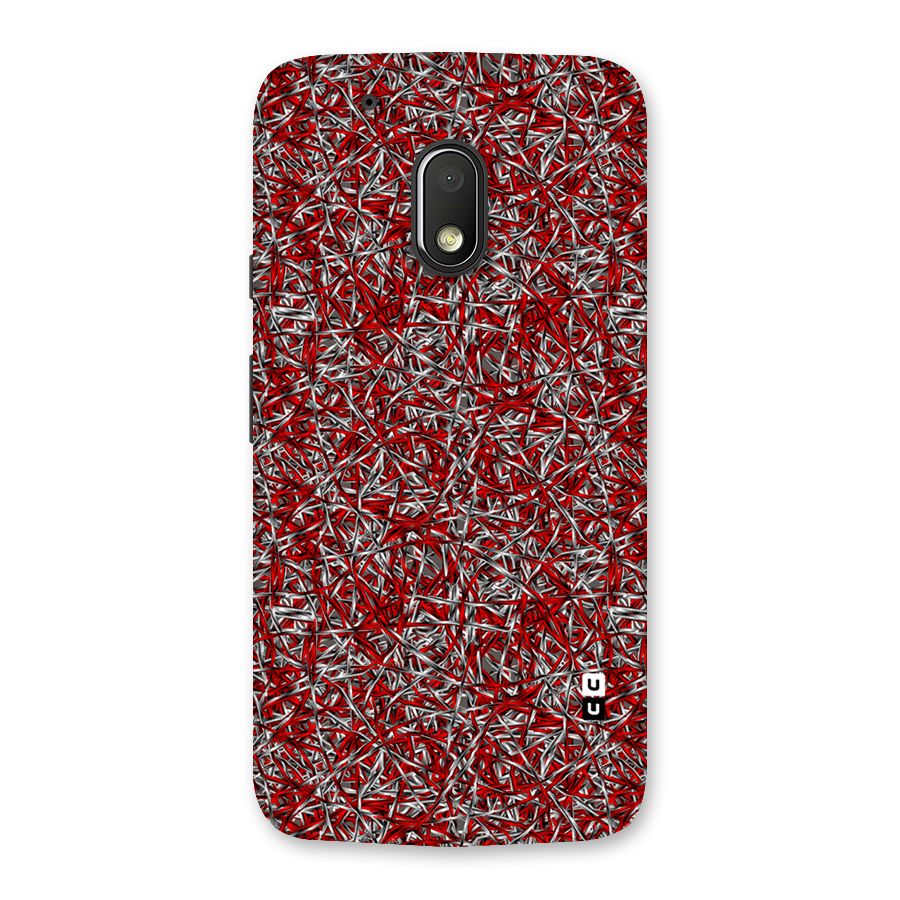 Abstract Threads Back Case for Moto G4 Play
