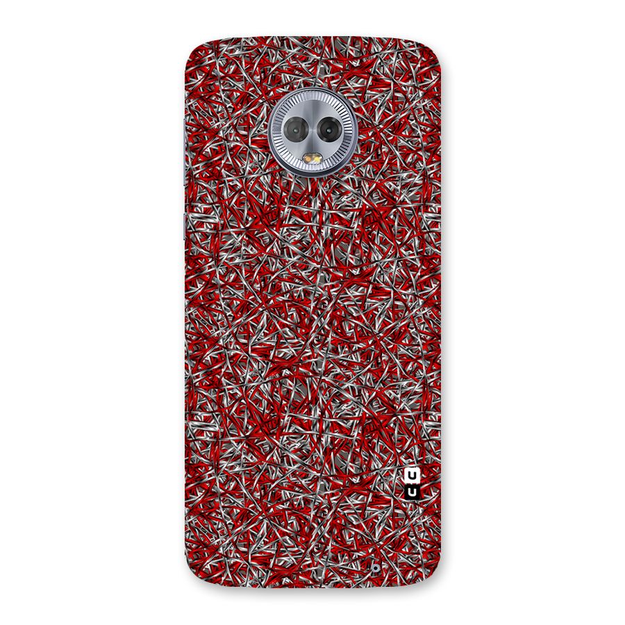 Abstract Threads Back Case for Moto G6 Plus