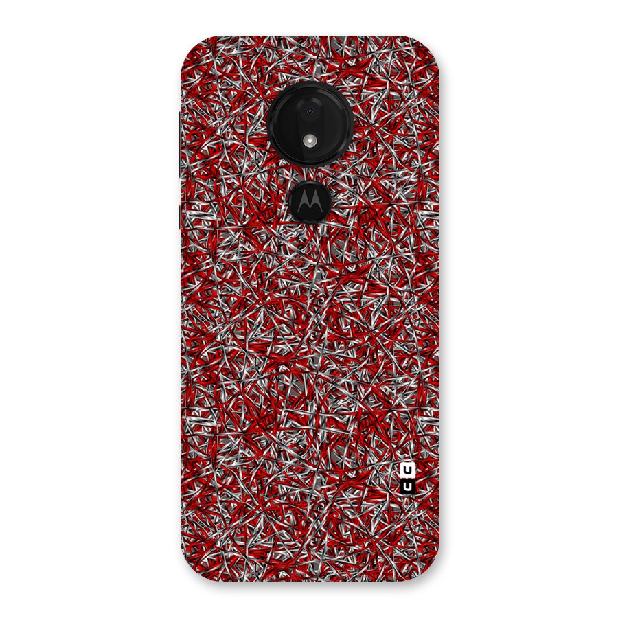 Abstract Threads Back Case for Moto G7 Power