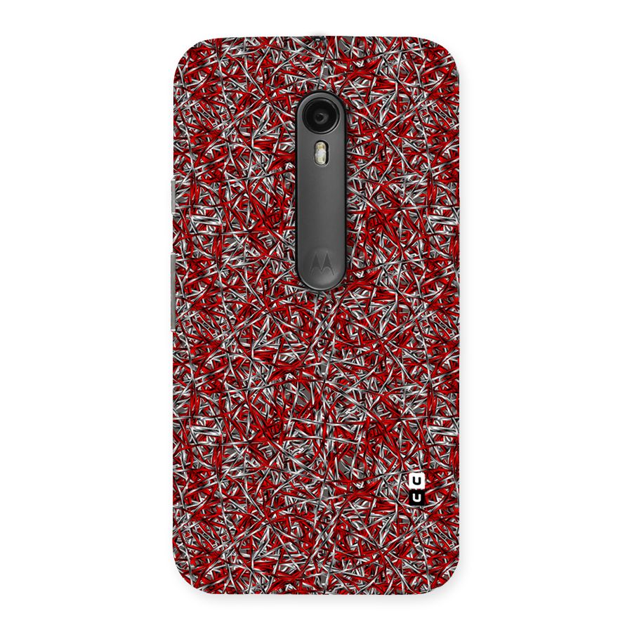 Abstract Threads Back Case for Moto G Turbo