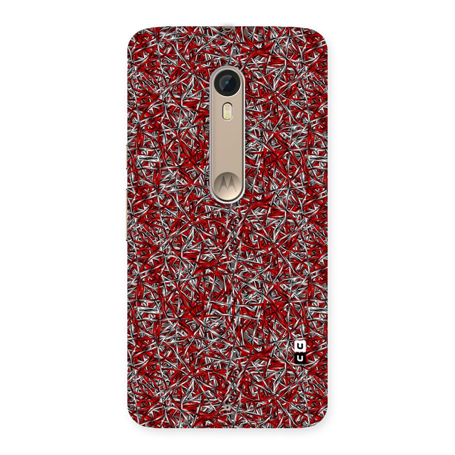 Abstract Threads Back Case for Motorola Moto X Style