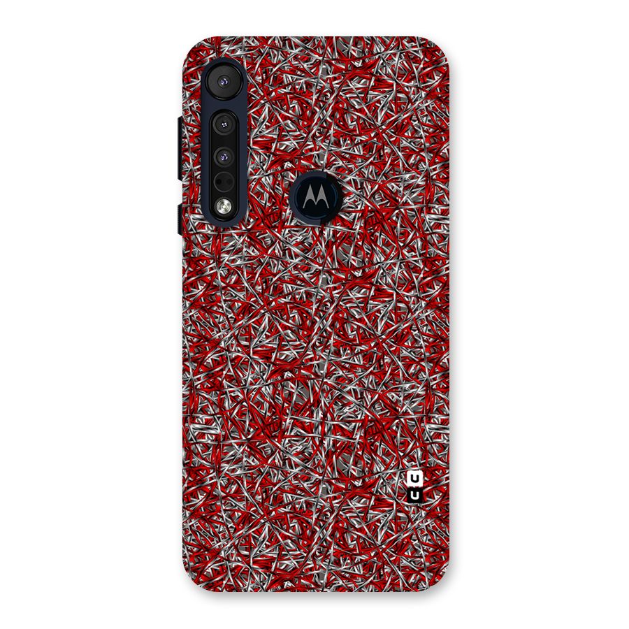 Abstract Threads Back Case for Motorola One Macro
