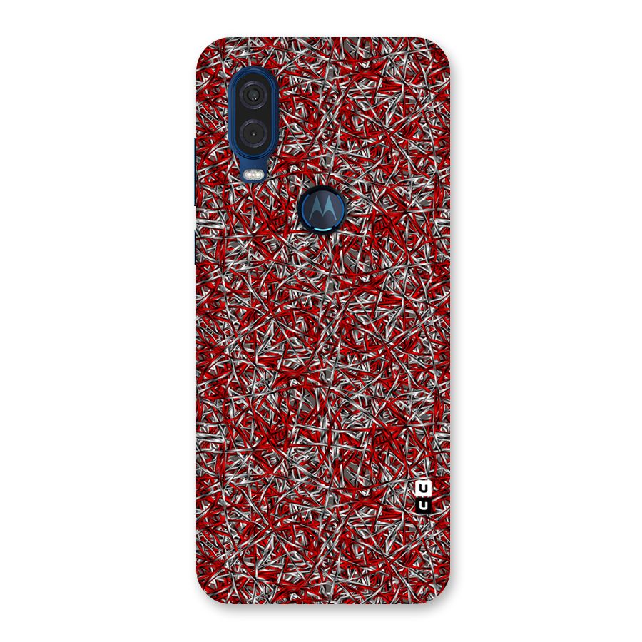Abstract Threads Back Case for Motorola One Vision