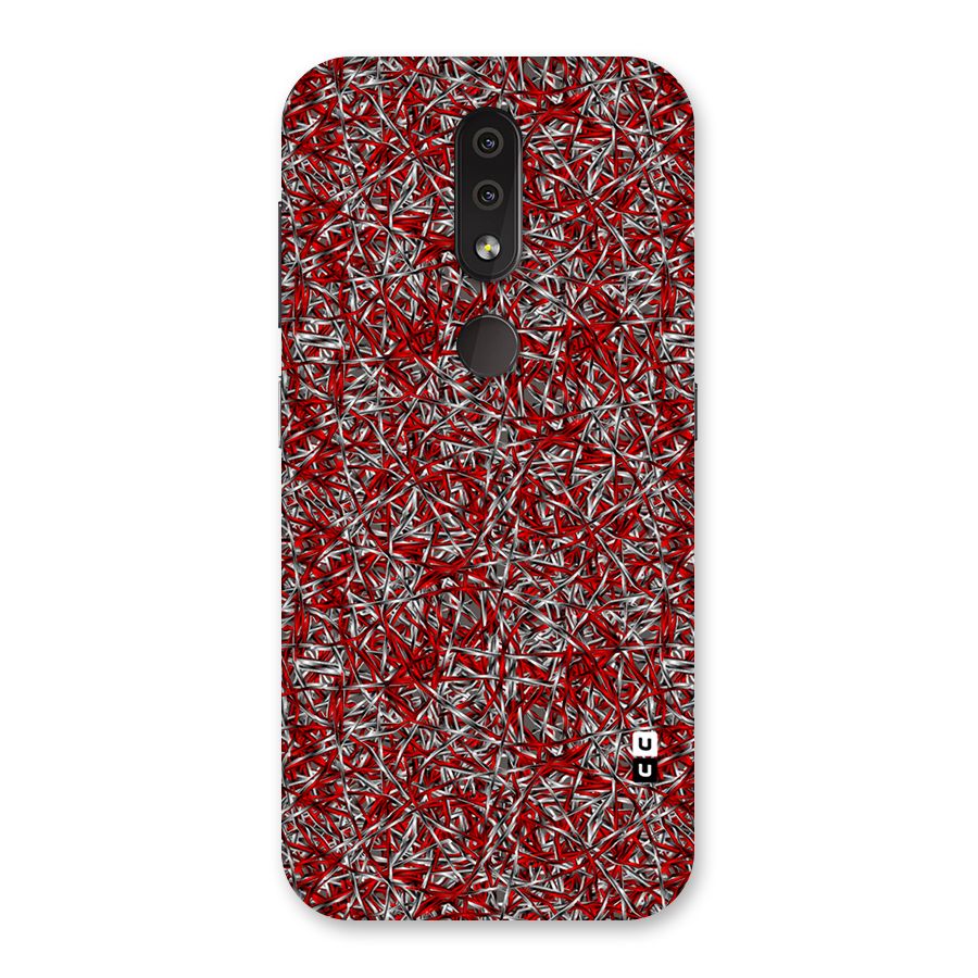 Abstract Threads Back Case for Nokia 4.2
