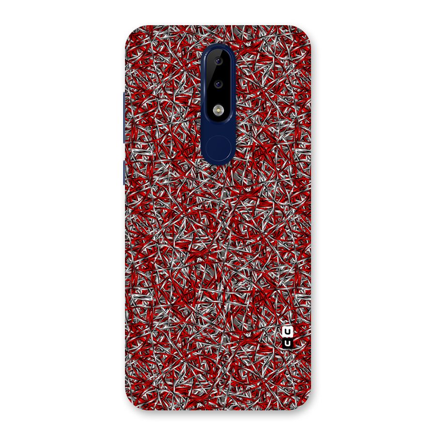 Abstract Threads Back Case for Nokia 5.1 Plus