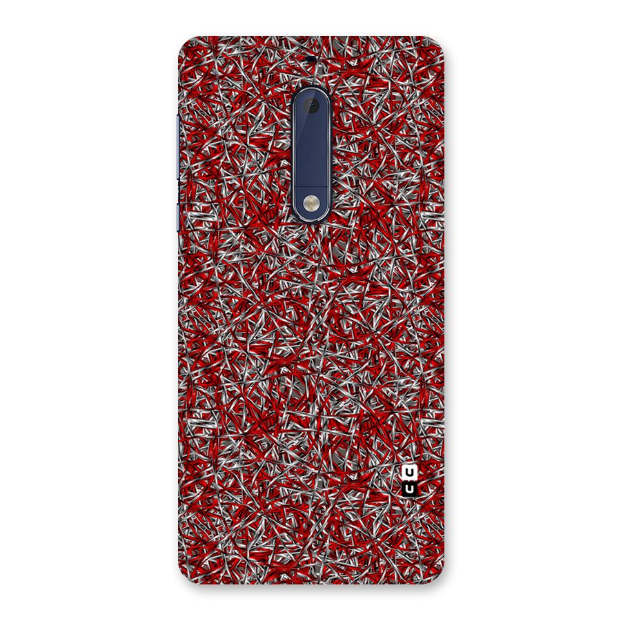 Abstract Threads Back Case for Nokia 5