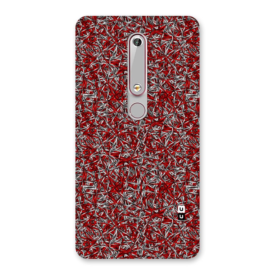 Abstract Threads Back Case for Nokia 6.1