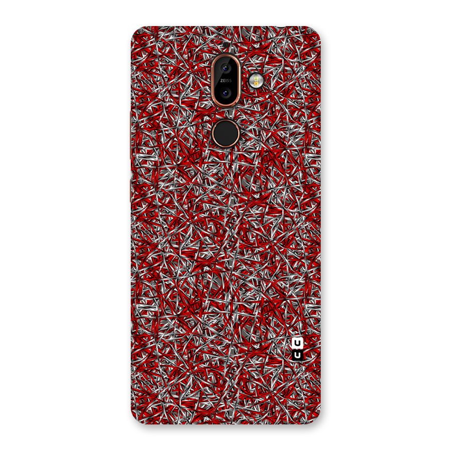 Abstract Threads Back Case for Nokia 7 Plus
