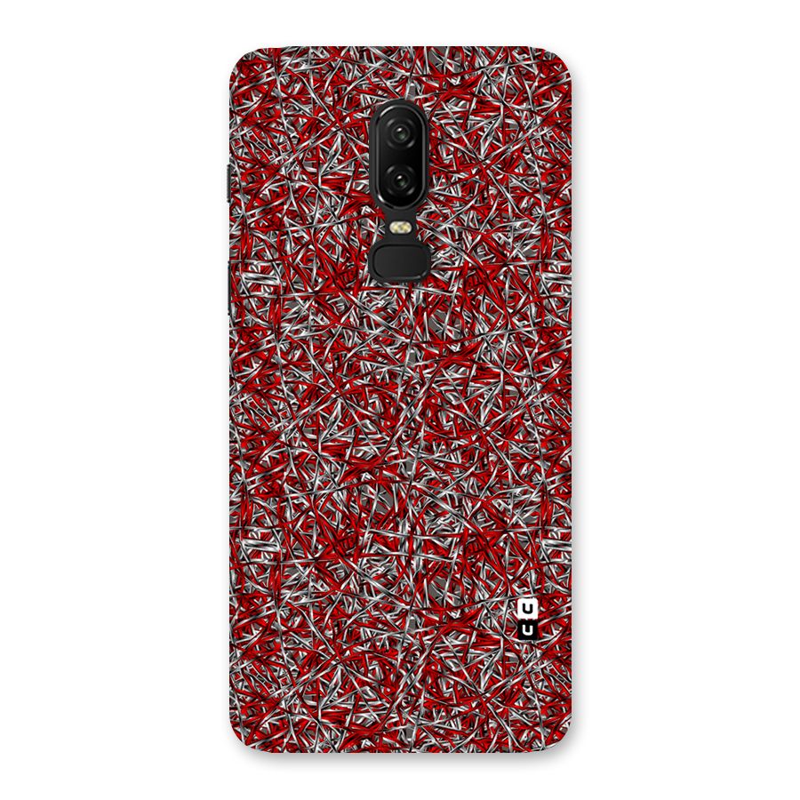 Abstract Threads Back Case for OnePlus 6