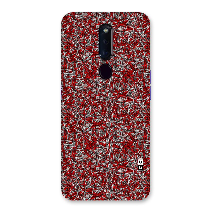 Abstract Threads Back Case for Oppo F11 Pro