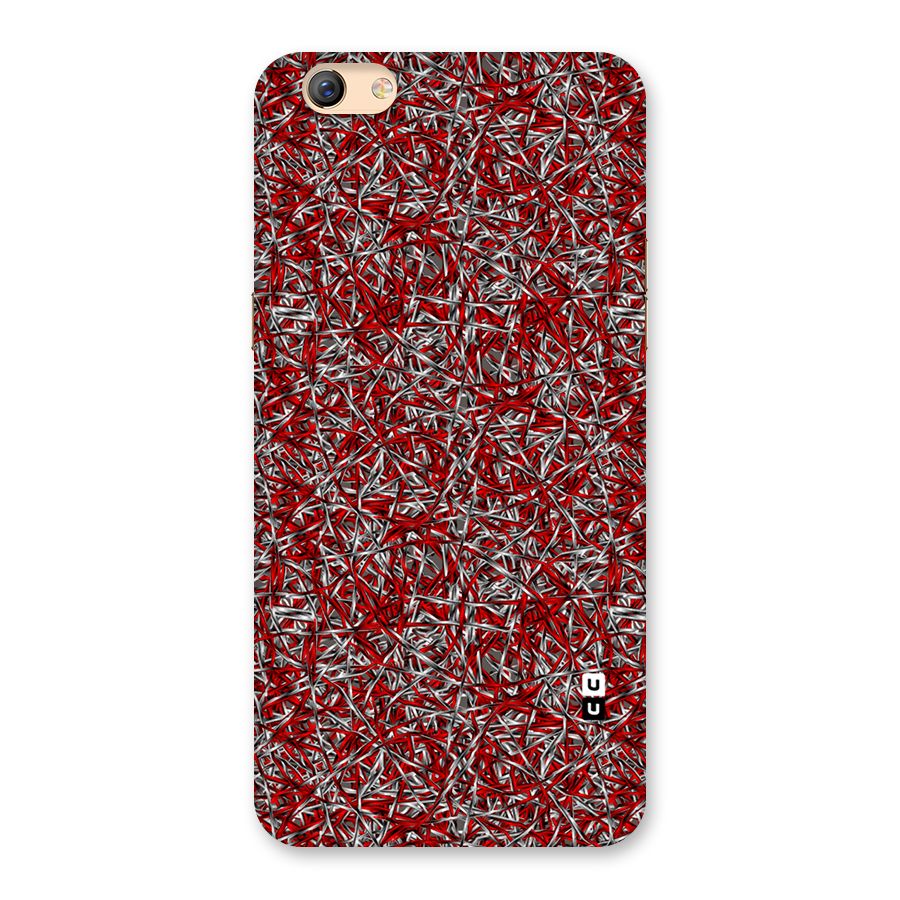 Abstract Threads Back Case for Oppo F3 Plus