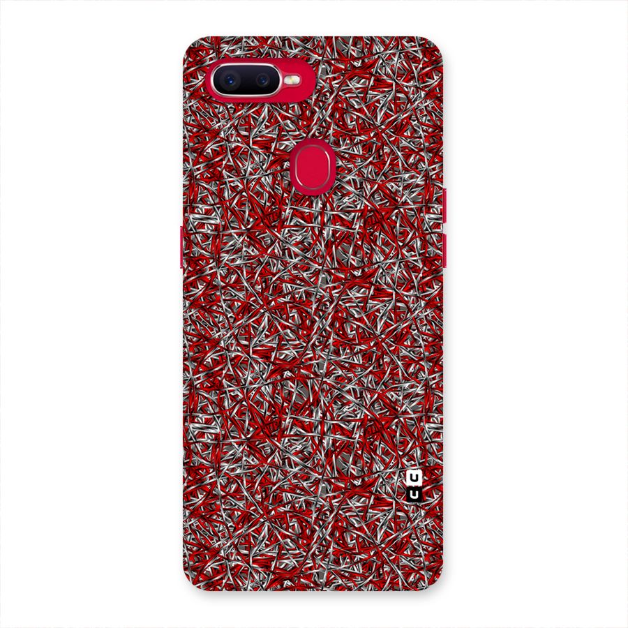 Abstract Threads Back Case for Oppo F9 Pro
