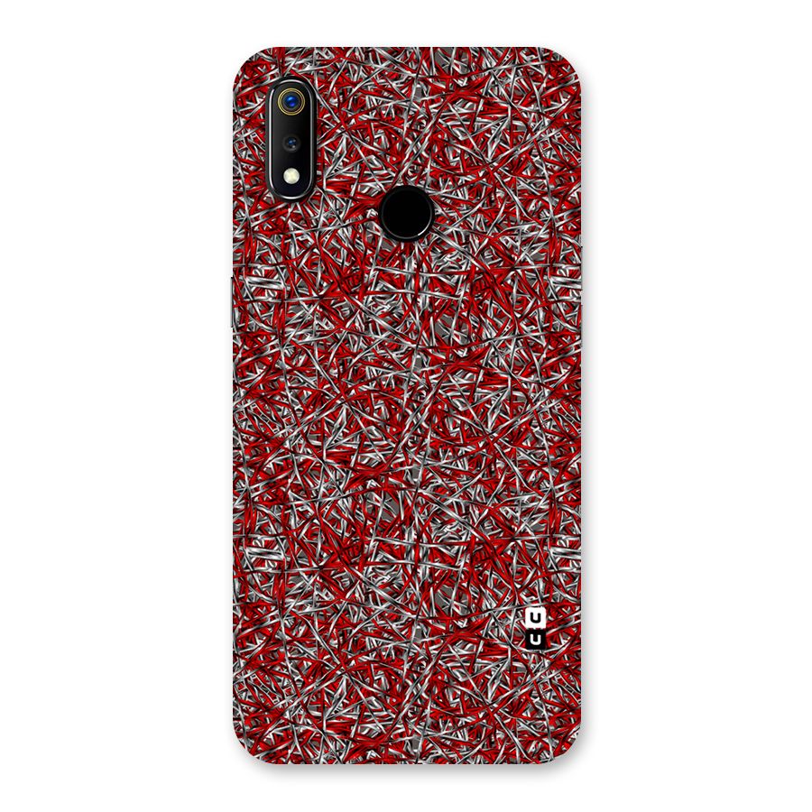 Abstract Threads Back Case for Realme 3