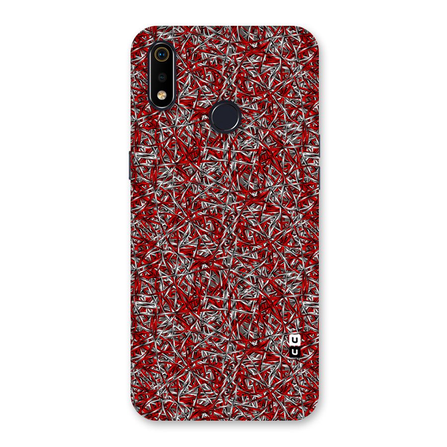 Abstract Threads Back Case for Realme 3i