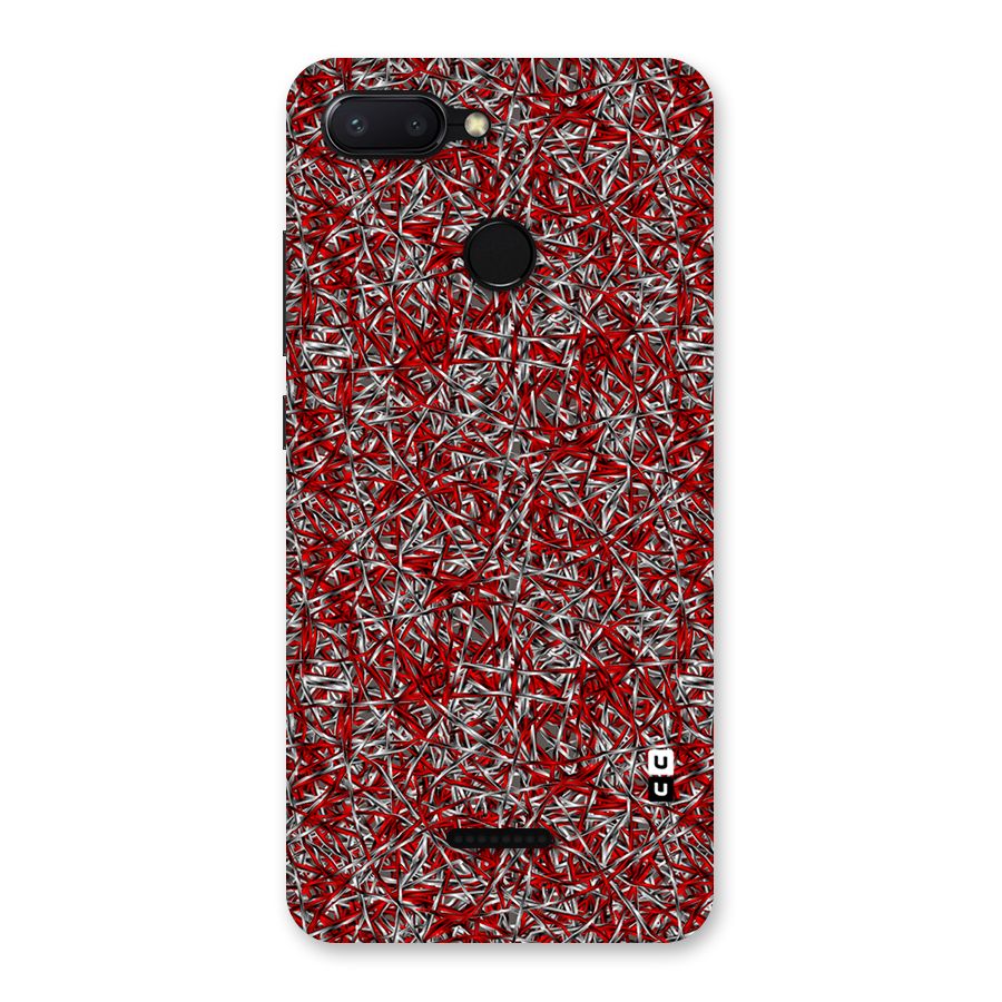Abstract Threads Back Case for Redmi 6